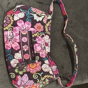 Vera Bradley Floral Shoulder Bag - Mod Floral Pink pattern